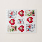 Valentijnsdag Jigzaag Puzzle Legpuzzel (Horizontaal)