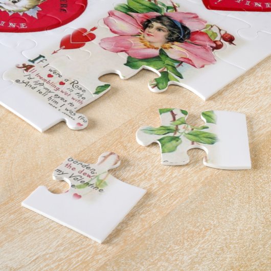 Valentijnsdag Jigzaag Puzzle Legpuzzel (Zijkant)
