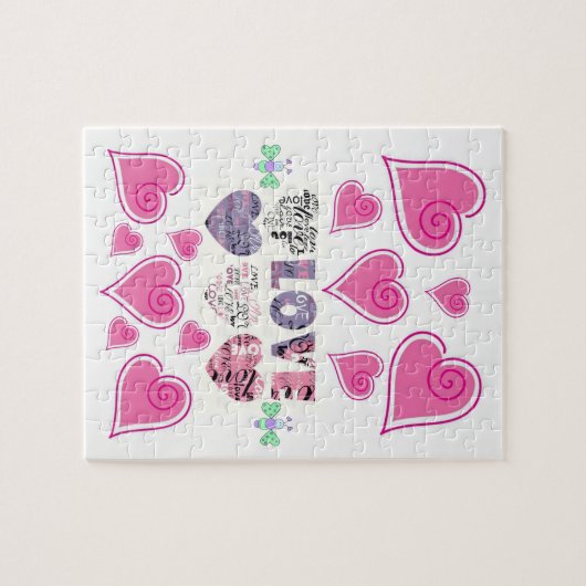 Valentijnsdag Jigzaag Puzzle Legpuzzel (Horizontaal)