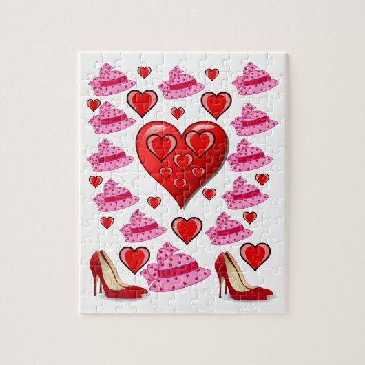 Valentijnsdag Jigzaag Puzzle Legpuzzel (Verticaal)