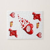 Valentijnsdag Jigzaag Puzzle Legpuzzel (Horizontaal)