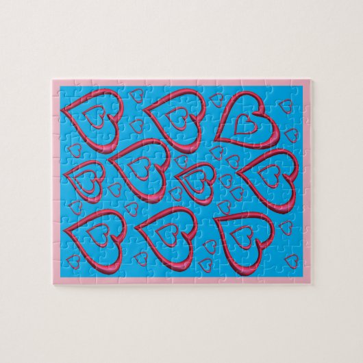 Valentijnsdag Jigzaag Puzzle Legpuzzel (Horizontaal)