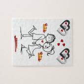 Valentijnsdag Jigzaag Puzzle Legpuzzel (Horizontaal)