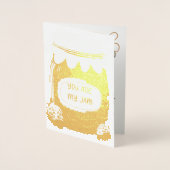 Valentijnsdag Jij Bent Mijn Jam Schattig Klaslokaa Folie Kaarten (Voorkant)