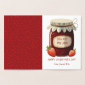Valentijnsdag Jij Bent Mijn Jam Schattig Klaslokaa Folie Kaarten (Binnen)