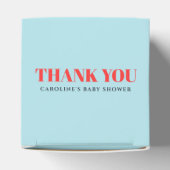 Valentijnsdag Jongen Baby shower Hart Bedankdoosjes (Bovenkant)