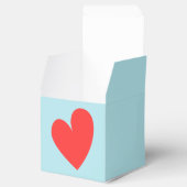 Valentijnsdag Jongen Baby shower Hart Bedankdoosjes (Geopend)