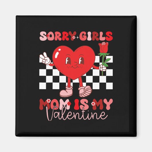 Valentijnsdag jongens Kinder meisjes mama is mijn Magneet (Voorkant)
