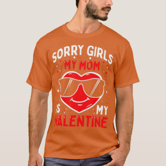Valentijnsdag jongens Kinder meisjes Mijn moeder i T-shirt