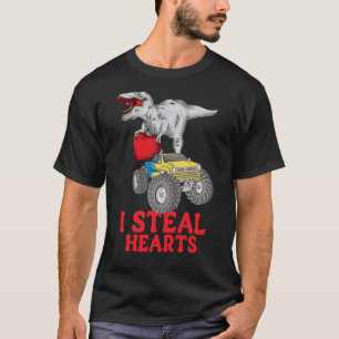 Valentijnsdag jongens Kinderen Dinosaur rex ik ste T-shirt