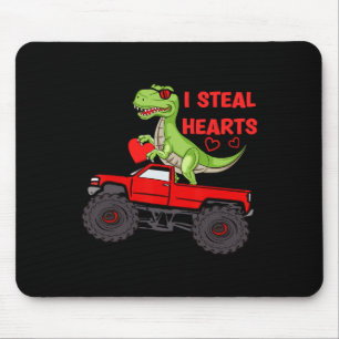 Valentijnsdag Jongens Kinderen Dinosaurus Monstert Muismat