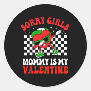 Valentijnsdag Jongens Kinderen Sorry Meisjes Mama  Ronde Sticker