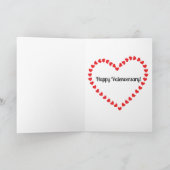 Valentijnsdag Jubileum Card Feestdagen Kaart (Binnen)