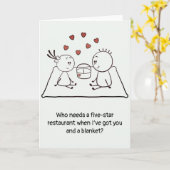 Valentijnsdag Jubileum Schattige Fun Doodle Gevouw Kaart (Gele Bloem)