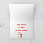Valentijnsdag Jubileumviering Feestdagen Kaart (Binnen)