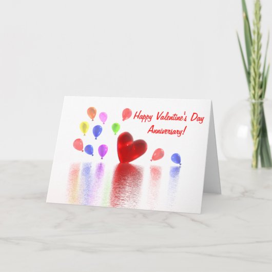 Valentijnsdag Jubileumviering Feestdagen Kaart (Voorkant)