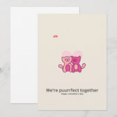 Valentijnsdag kaart (Voorkant / Achterkant)