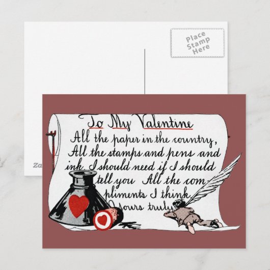 VALENTIJNSDAG KAART (Voorkant / Achterkant)