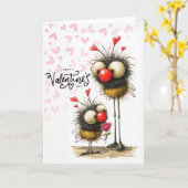 Valentijnsdag Kaart (Gele Bloem)