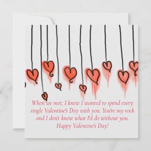  Valentijnsdag Kaart (Achterkant)