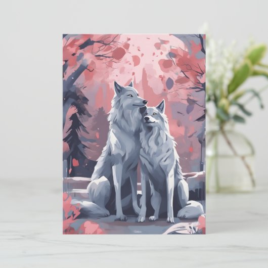 Valentijnsdag Kaart (Staand voorkant)