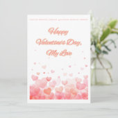 Valentijnsdag kaart (Staand voorkant)