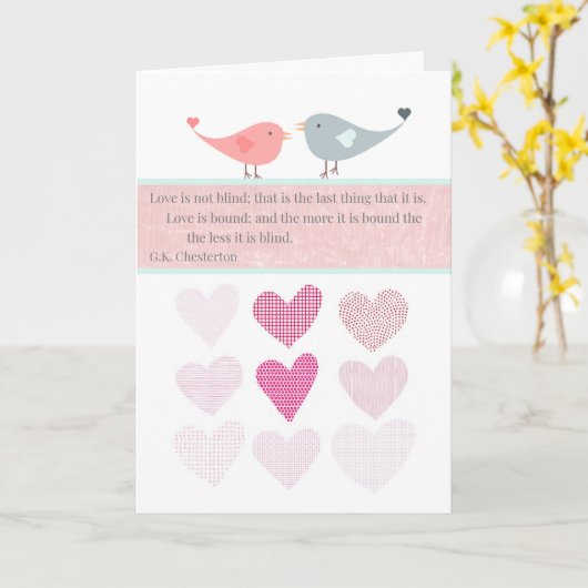 Valentijnsdag Kaart (Gele Bloem)