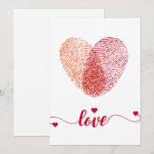 Valentijnsdag kaart (Voorkant / Achterkant)