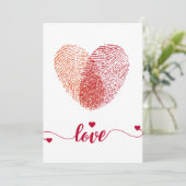 Valentijnsdag kaart (Staand voorkant)