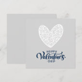 Valentijnsdag-kaart (Voorkant / Achterkant)