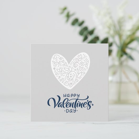 Valentijnsdag-kaart (Staand voorkant)