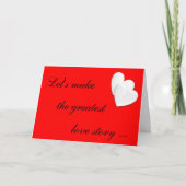 Valentijnsdag, kaart (Voorkant)