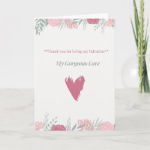 Valentijnsdag kaart