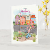 Valentijnsdag Kaart (Gele Bloem)