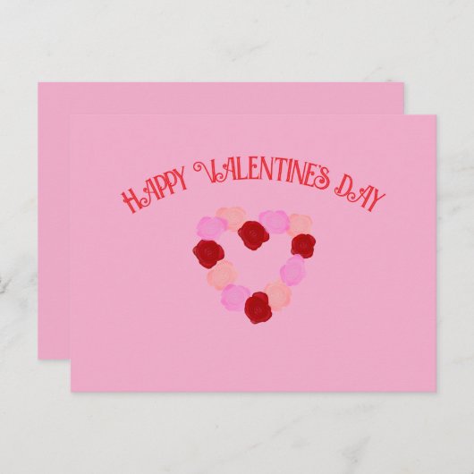 Valentijnsdag Kaart 2025 (Voorkant / Achterkant)