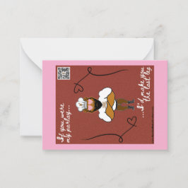 Valentijnsdag Kaart #3 Notitiekaartje