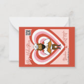Valentijnsdag Kaart #5 Notitiekaartje (Voorkant)