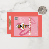 Valentijnsdag Kaart #8 Notitiekaartje (Voorkant / Achterkant in situ)