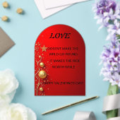 Valentijnsdag-kaart Acryl Uitnodigingen (Insitu (Huwelijk))