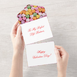 Valentijnsdag-kaart All In One Uitnodiging