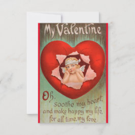 Valentijnsdag-kaart Bedankkaart