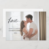 Valentijnsdag Kaart - Bedekt met Liefde, Donker (Voorkant / Achterkant)