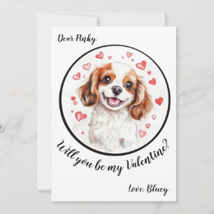  Valentijnsdag kaart Cavalier