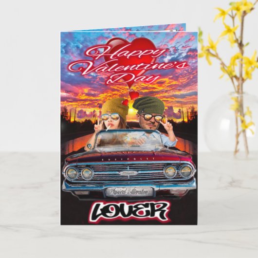 Valentijnsdag kaart Chevrolet (Gele Bloem)