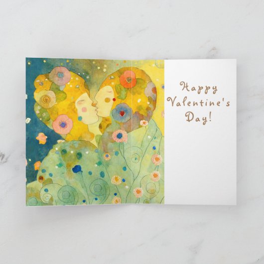 Valentijnsdag kaart die indruk wekt (Binnen)