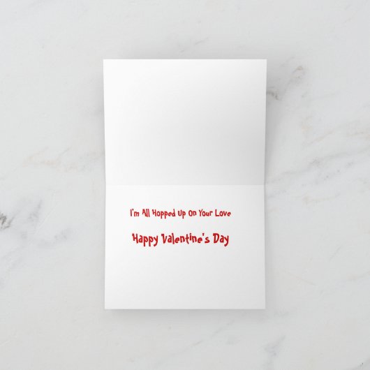 Valentijnsdag-kaart Feestdagen Kaart (Binnen)