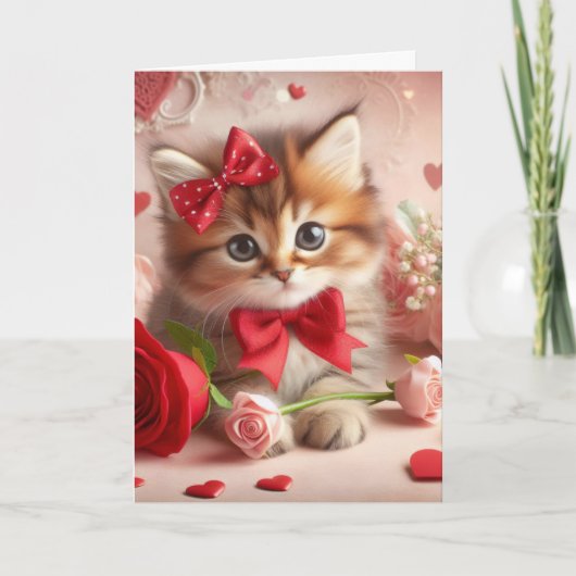 Valentijnsdag-kaart Feestdagen Kaart (Voorkant)