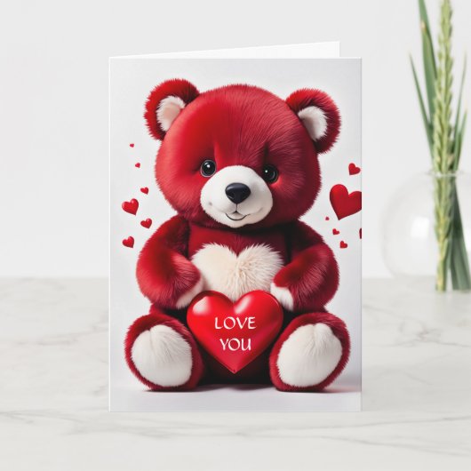 Valentijnsdag-kaart Feestdagen Kaart (Voorkant)