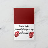 Valentijnsdag-kaart Feestdagen Kaart (Binnen)