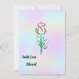 Valentijnsdag-kaart Feestdagenkaart